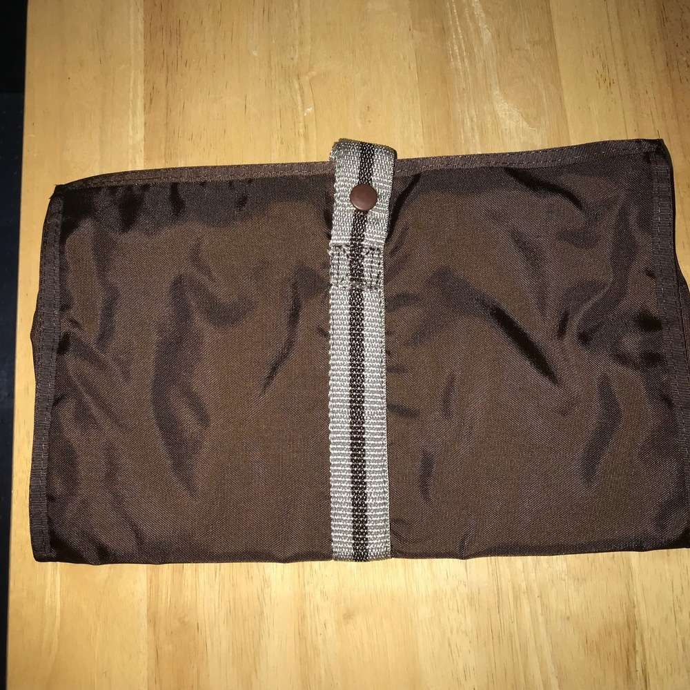 Mary Kay Brown Organizer with Pouch Make Up Jewelry Hair‎ Supplies